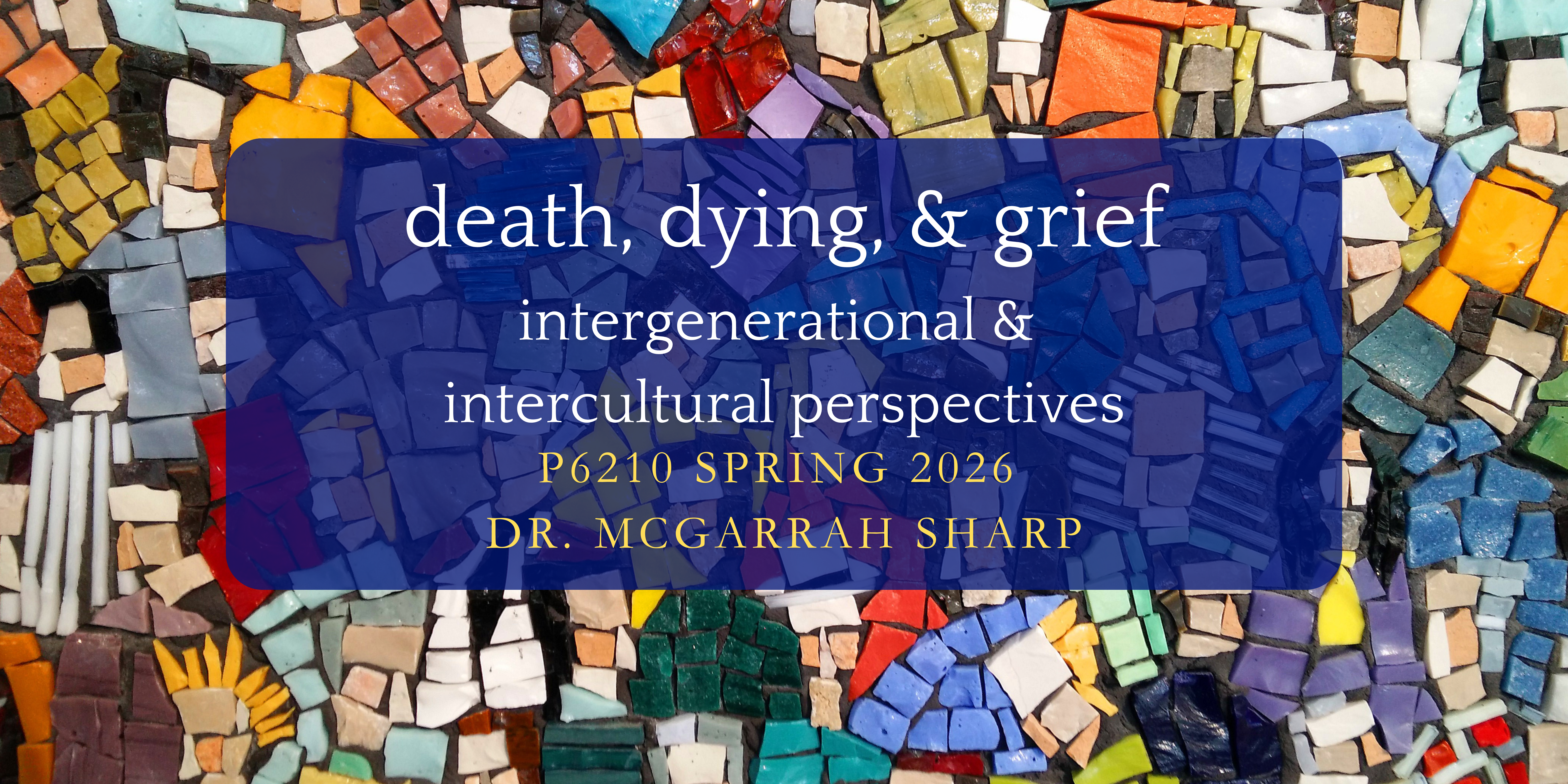 mosaic community with course title